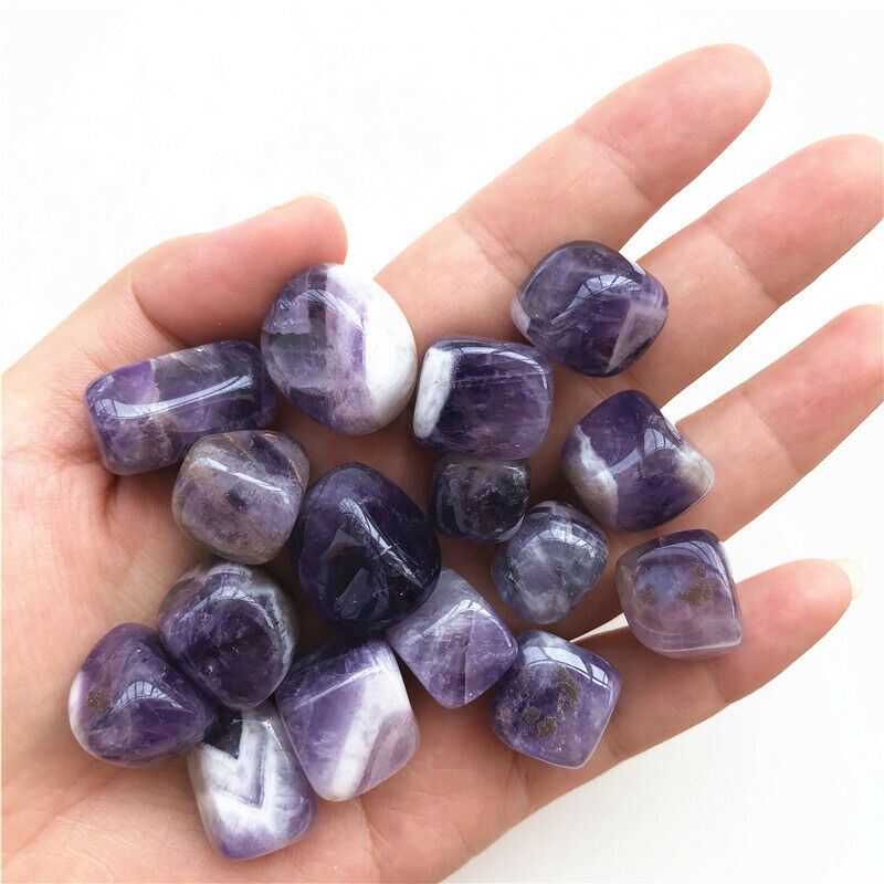 50g 10-20mm Natural Dream Amethyst Crystal Stones Bulk Tumbled Gem Stone Healing Decoration Natural Quartz Crystals