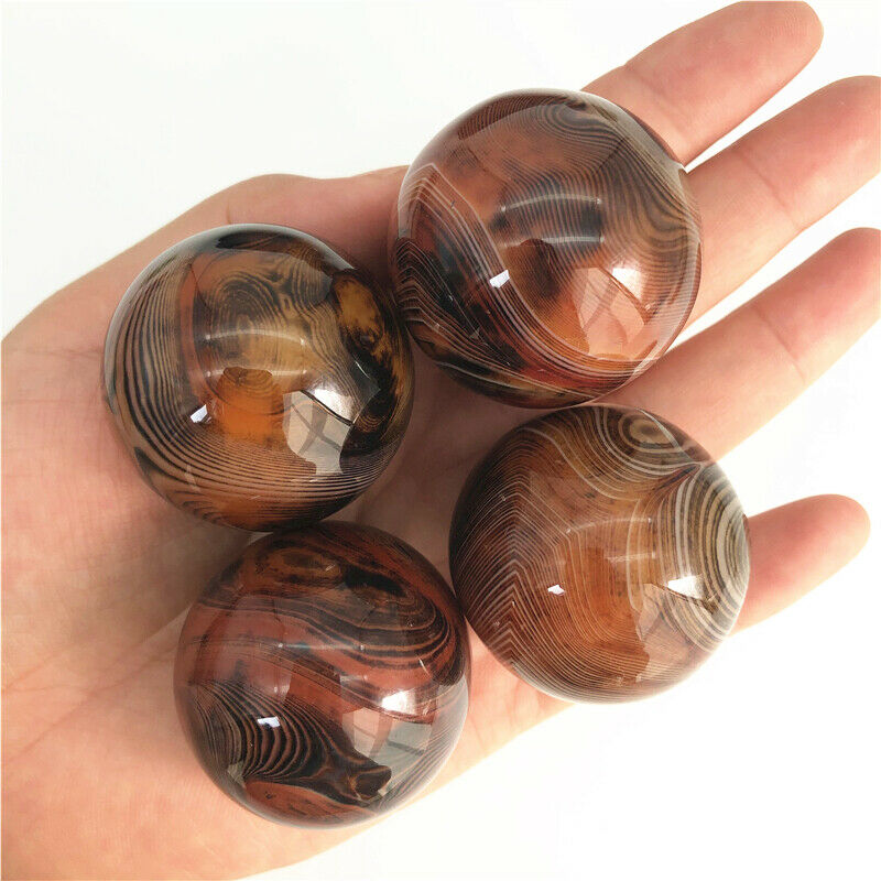 Drop shipping 1PC 36-41mm Rare Natural Red Carnelian Agate Ball Sardonyx Quartz Crystal Sphere Healing Natural Quartz Crystals