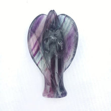 Natural Quartz Crystal Madonna Angel Figurine Fluorite Madonna Statue Semiprecious Healing Crystal Stone Home Decoration