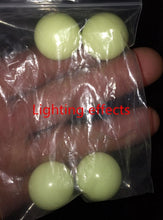 2pcs   Quartz Crystal Luminous Ball Spheres Decoration Crafts Natural Luminous Stone Calcite Green Glow In The Dark