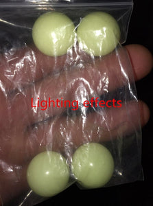 2pcs   Quartz Crystal Luminous Ball Spheres Decoration Crafts Natural Luminous Stone Calcite Green Glow In The Dark