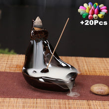 Free 20cones Creative Home Decor Backflow Stick Incense Burner Ceramic Censer Home Decoration Use In Home Teahouse